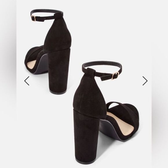 JustFab Black Heels with Elegant Design - Picture 6 of 16